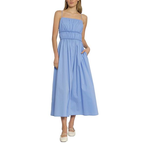Luxely Womens  Midi Dress, Blue - Picture 1 of 3